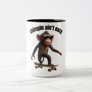 Lustiger Affe Kaffee Tasse 'Chimpin ist nicht leic