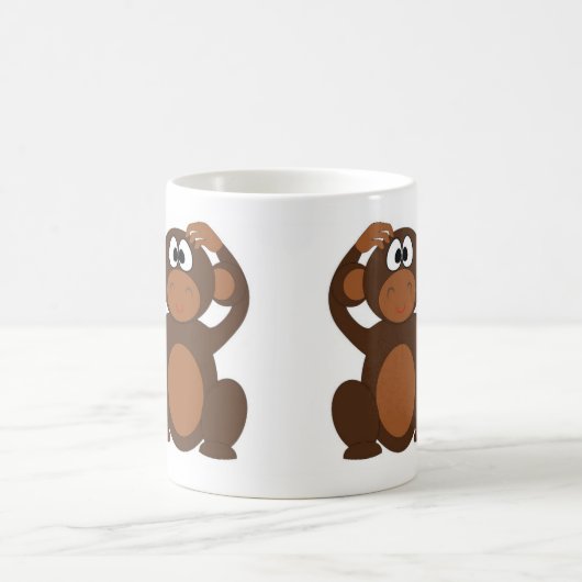 Lustiger Affe Kaffeetasse (Mittel)