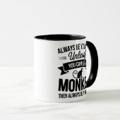 Lustiger Affe Meme Tasse (VorderseiteRechts)
