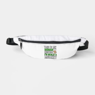 Lustiger Affe Mensch Kostüm Halloween-Shirt-Design Bauchtasche