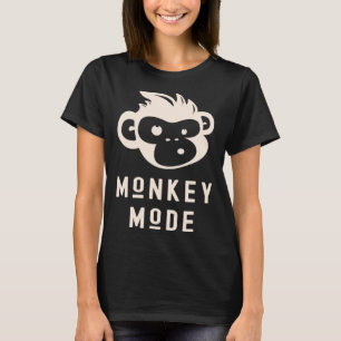 Lustiger Affe Modus Cooler Schimpanse Wilder Prima T-Shirt