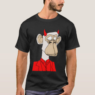 Lustiger Affe Nicht-fungibler menschlicher NFT-Kry T-Shirt