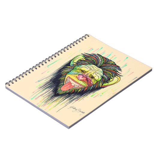 Lustiger Affe Notizblock (Linke Seite)