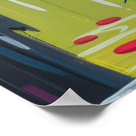 Lustiger Affe Poster (Ecke)