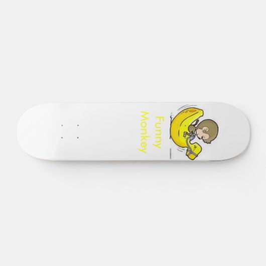 Lustiger Affe Skateboard (Horizontal)