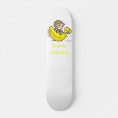 Lustiger Affe Skateboard (Vorne)