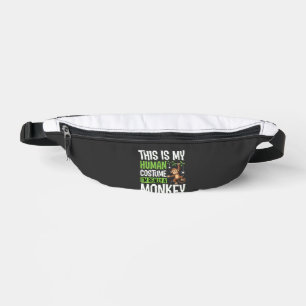 Lustiger Affenkostüm Halloween Vektor Bauchtasche