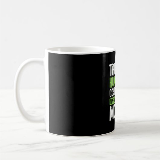 Lustiger Affenkostüm Halloween Vektor Kaffeetasse (Links)