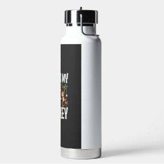 Lustiger Affenkostüm Halloween Vektor Trinkflasche