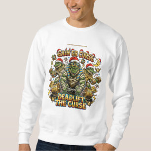 Lustiger ägyptischer Pharao Krokodil Mumie Weihnac Sweatshirt