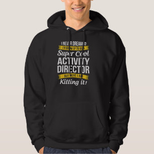 Lustiger Aktivitätsleiter Dank  Hoodie