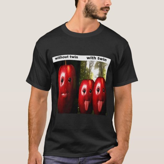 Lustiger Alberner Ai Gen Z Meme Brainrot Humor Zwi T-Shirt (Vorderseite)
