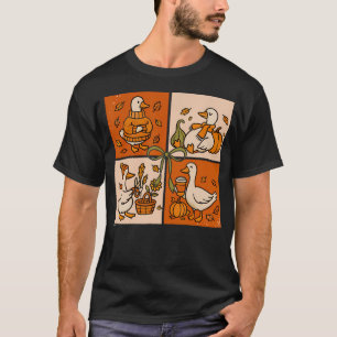 Lustiger Alberner Herbst Gans Herbst Nur Eine Gemü T-Shirt