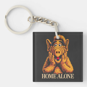 Lustiger Alf Home Alone Schrei Parodie 80er Nostal Schlüsselanhänger