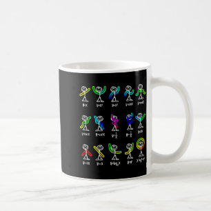 Lustiger Algebra-Tanz Funktions-Mathe-Lehrer Geek  Kaffeetasse