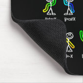 Lustiger Algebra-Tanz Funktions-Mathe-Lehrer Geek Mousepad (Ecke)