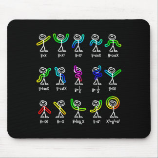 Lustiger Algebra-Tanz Funktions-Mathe-Lehrer Geek  Mousepad
