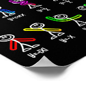 Lustiger Algebra-Tanz-Funktions-Mathe-Lehrer-Geek- Poster (Ecke)