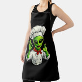 Lustiger Alien-Koch-Design Cute Space Cook mit Koc Schürze (InSitu)