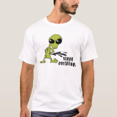 Lustiger alien-T - Shirt (Vorderseite)