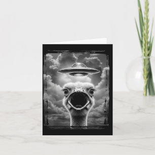 Lustiger Alien Truthahn Ufo Selfie Thanksgiving Me Karte