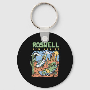 Lustiger Alien-Urlaub in der Wüste von Roswell New Schlüsselanhänger
