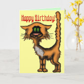 Lustiger alles- Gute zum Geburtstagkartenentwurf Karte (Gelbe Blume)