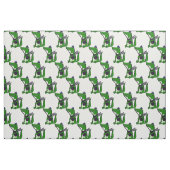 Lustiger Alligator, der Dudelsack-Kunst spielt Stoff (Fat Quarter (45,7 x 55,9 cm))