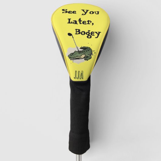 Lustiger Alligator-Golf-Schutzhaube Golf Headcover (Vorderseite)