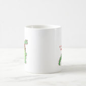 Lustiger Alligator heute gekackt Kaffeetasse (Mittel)