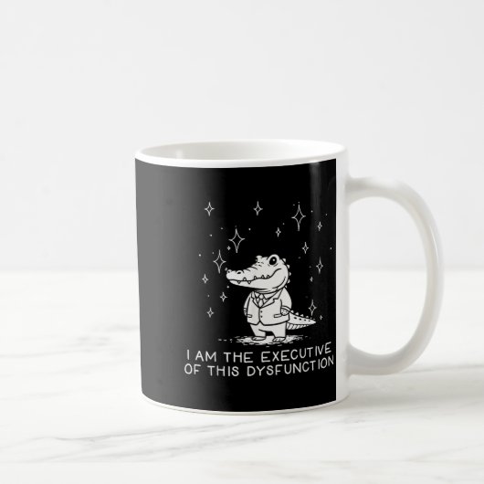 Lustiger Alligator Ich Bin Der Geschäftsführer Die Kaffeetasse (Rechts)