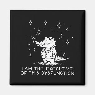 Lustiger Alligator Ich Bin Der Geschäftsführer Die Magnet