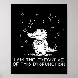 Lustiger Alligator Ich Bin Der Geschäftsführer Die Poster