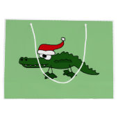 Lustiger Alligator in der Große Geschenktüte (Rückseite)