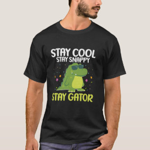 Lustiger Alligator-Liebhaber Krokodil Gator Cartoo T-Shirt