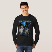 Lustiger Alpha-Wolf-Meme Alpha-Straßen-Kätzchen-Bl T-Shirt (Vorne ganz)