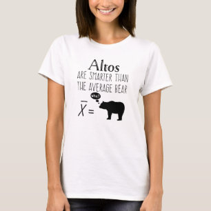 Lustiger Alt-T - Shirt - durchschnittlicher Bär