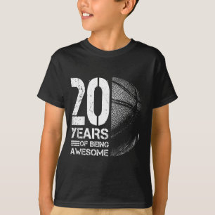 Lustiger alter 20. Basketballspieler Basketball T-Shirt