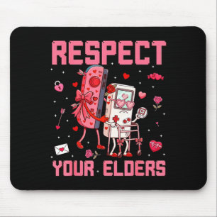 Lustiger alter Gamer Gaming Retro 80er 90er Valent Mousepad