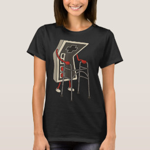 Lustiger alter Gamer Gaming Retro 80er 90er Videos T-Shirt