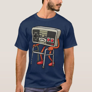 Lustiger alter Gamer Gaming Retro 80er 90er Videos T-Shirt