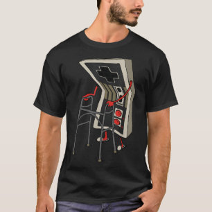 Lustiger alter Gamer Gaming Retro 80er 90er Videos T-Shirt