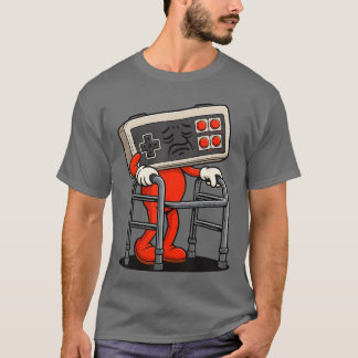 Lustiger alter Gamer Gaming Retro 80er 90er Videos T-Shirt
