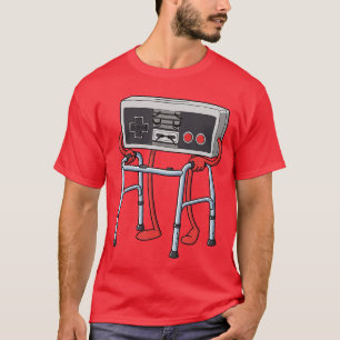 Lustiger alter Gamer Gaming Retro 80er 90er Videos T-Shirt