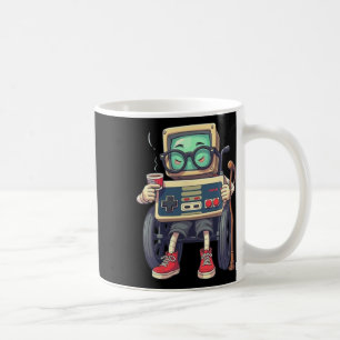 Lustiger alter Gamer Retro 80er 90er Videospiel-Ko Kaffeetasse