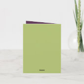 lustiger alter Mann Karte (Rückseite)