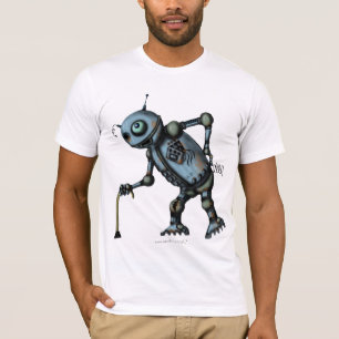 Lustiger alter Roboter-T - Shirtentwurf T-Shirt
