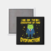 Lustiger Am Executive Dysfunction Frosch Meme Magnet (Vorderseite/Rückseite)