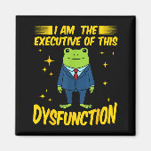 Lustiger Am Executive Dysfunction Frosch Meme Magnet (Vorne)