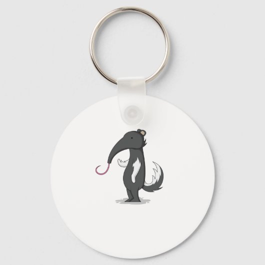 Lustiger Ameisenbär Schlüsselanhänger (Vorderseite)